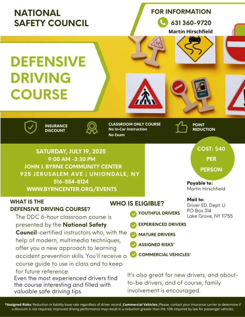 National Safety Council Flyer