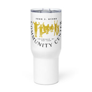 John J. Byrne Travel mug with a handle