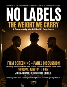 No Labels Mental Health Event Poster