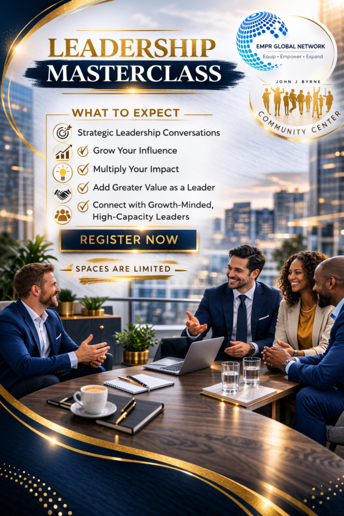 Leadership Masterclass flyer