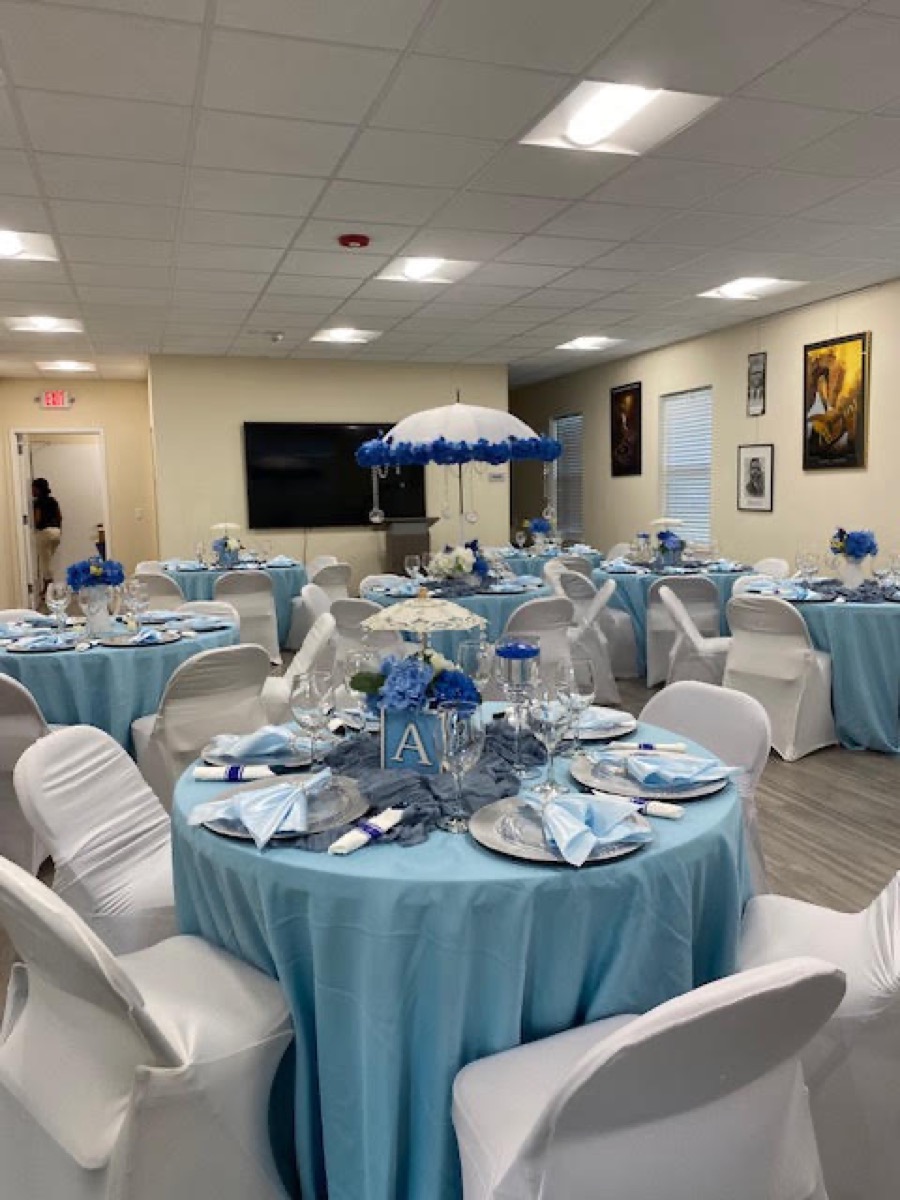 Baby shower setup