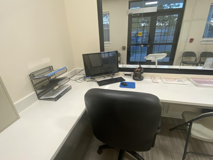 Registration desk